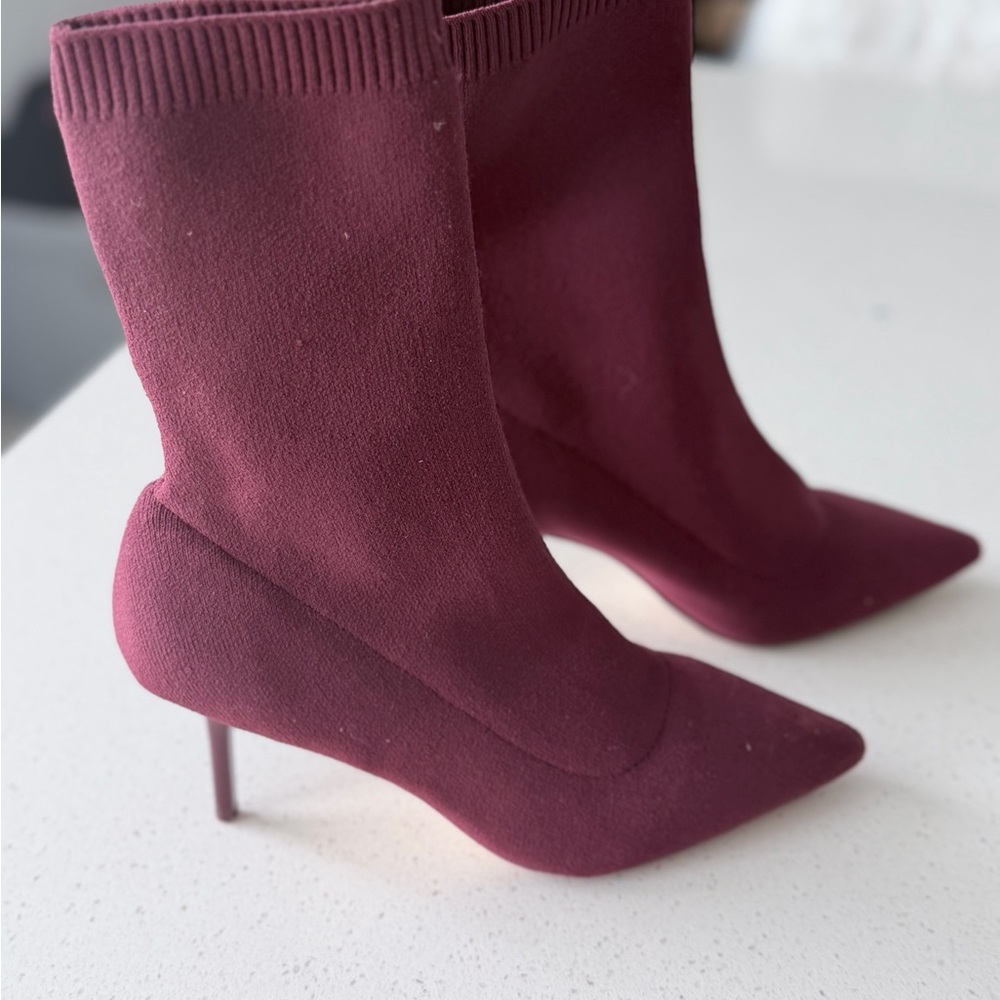 Aldo Faux Fur Pointed Toe Boots